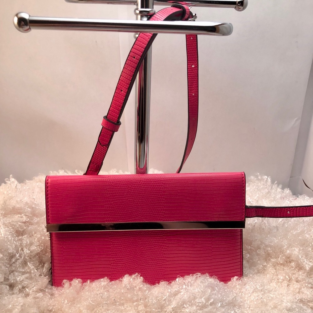 Zara pink Envelope Crossbody